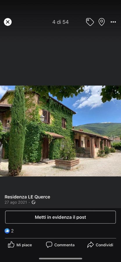 Residenza Le Querce Bilocale Villa Fossato di Vico Kültér fotó